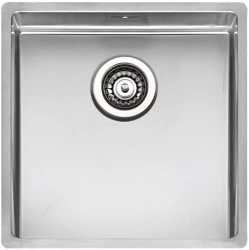 Reginox New York medium stainless steel kitchen sink 40x40 with OKG plug R28124