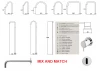 Waterevolution Flow inbouw wastafel infrarood sensor op batterijen RVS T118EBIE