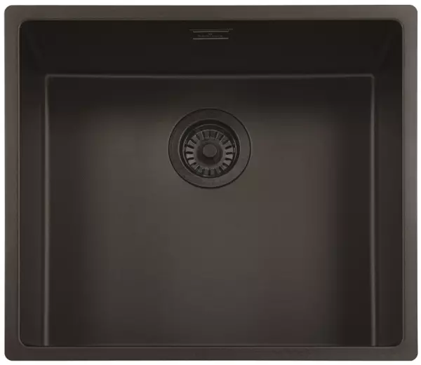 Reginox New York 50x40 Jet Black Black Stainless Steel Kitchen Sink T09T3LJB06GDS R34262