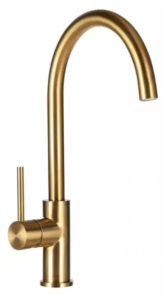 Lorreine Mersey Gold kitchen tap PVD Gold with swivel spout 1208952359