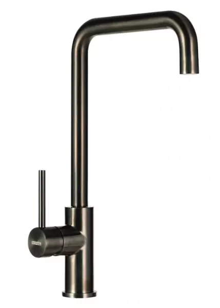 Lorreine Medway Gunmetal kitchen tap PVD with swivel spout 1208952362