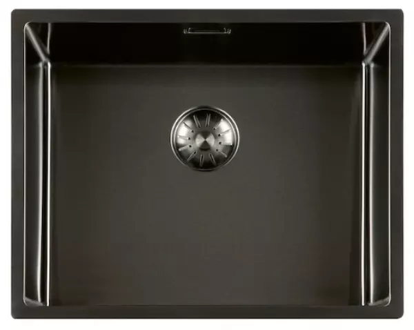 Lorreine 50SP Gunmetal Superplug kitchen sink 50x40cm  drop-in installation built-in undermount or flush installation 1208952367