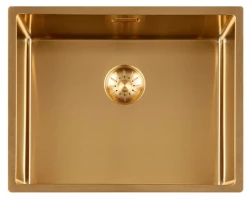 Lorreine 50SP Gold Superplug kitchen sink 50x40cm  drop-in installation built-in undermount or flush installation 1208952368