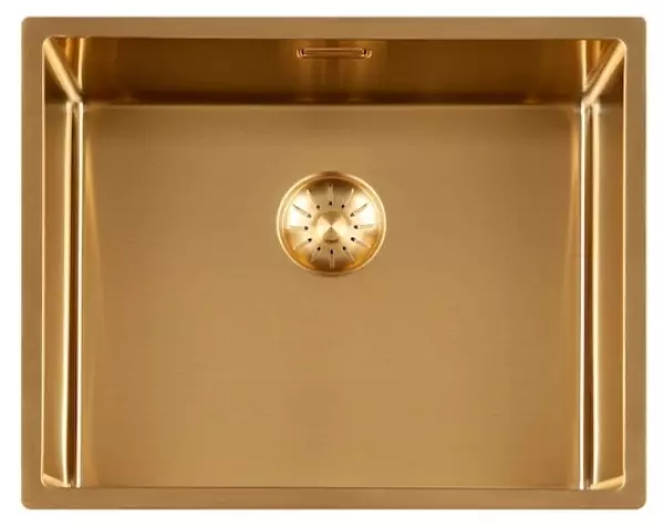 Lorreine 50SP Gold Superplug kitchen sink 50x40cm  drop-in installation built-in undermount or flush installation 1208952368