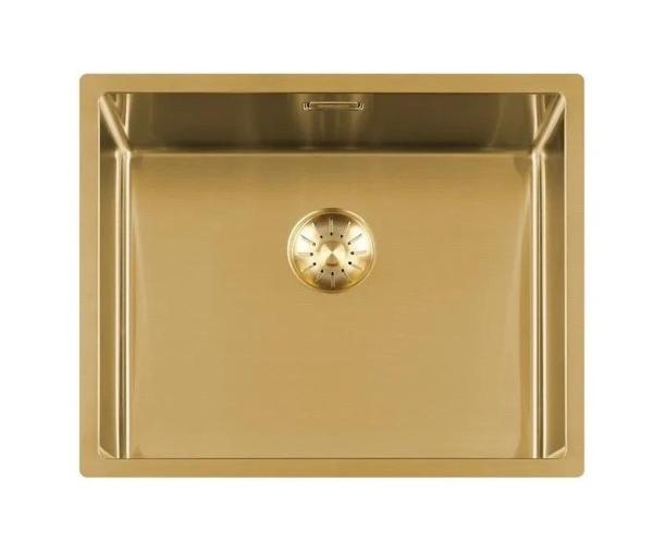 Lorreine 50SP Gold Superplug kitchen sink 50x40cm  drop-in installation built-in undermount or flush installation 1208952368