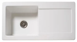 Reginox RL504CW ceramic kitchen sink white with drainer 100x50cm 1208952820