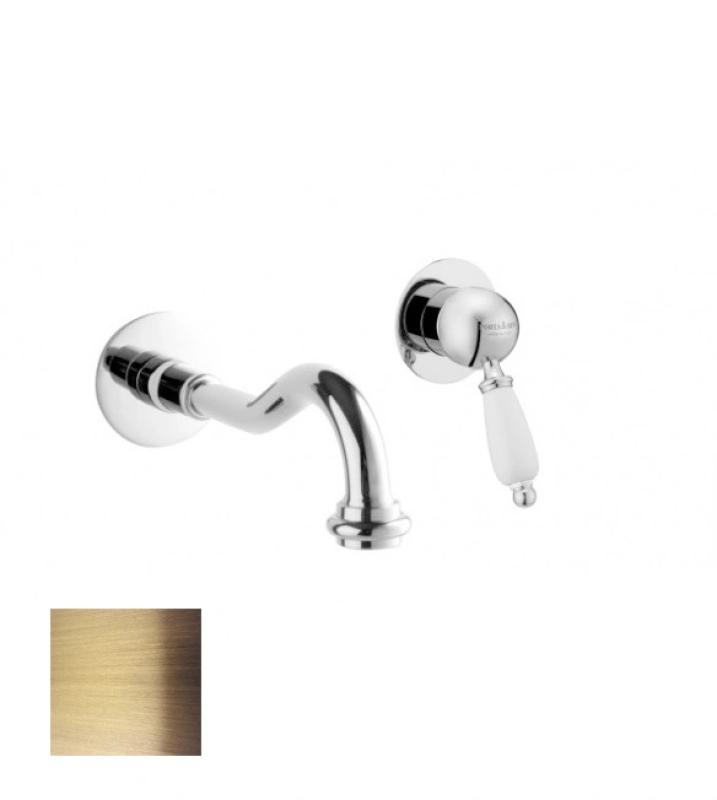 PB nostalgic built-in sink faucet Vintage spout 21cm Bronze