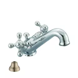 Cisal Arcana Ceramic Washbasin Mixer Stainless Steel AC0005102A