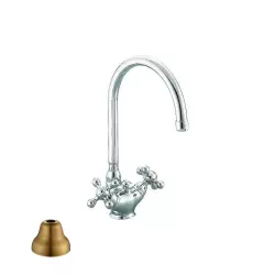 Cisal Arcana Ceramic Washbasin Mixer Bronze AC00052027