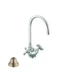 Cisal Arcana Ceramic nostalgic Basin Mixer Stainless Steel AC0005202A