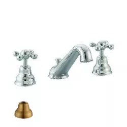 Cisal Arcana Ceramic 3-hole Washbasin Mixer Bronze AC00102027