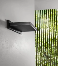 SB Square waterfall spout matte black