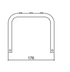 Waterevolution Flow Double roll holder matt black A131PRV2