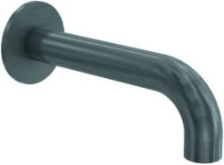 Waterevolution Flow bath spout 15cm Gun Metal T1671.GME