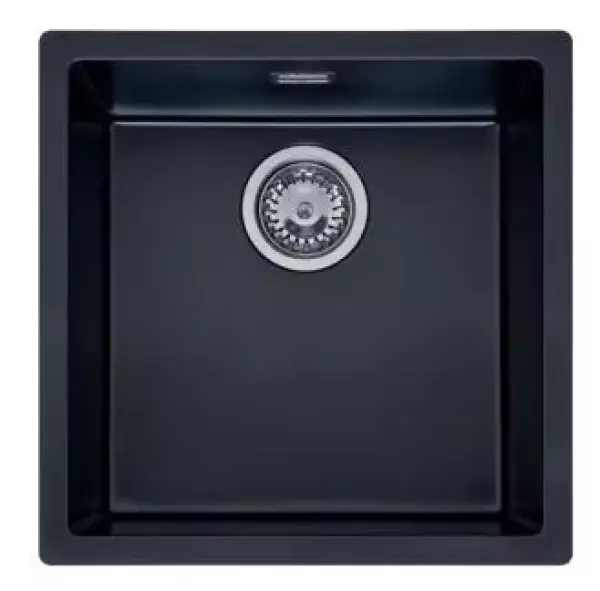 Reginox Texel 40x40 Pure Black black granite Sink flush-mounted and undermount 1208953232