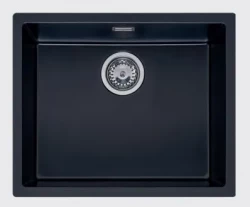 Reginox Texel 50x40 Pure Black black granite Sink flush-mounted and undermount 1208953233