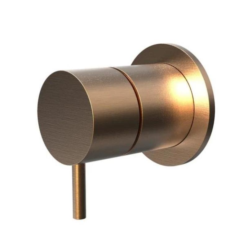 Waterevolution Flow Built-in Mixer Tap PVD Brushed Copper 1208953242
