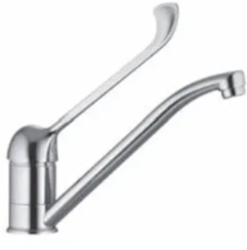 PB Clinic disabled sink faucet with swivel and long lever, chrome spout 1208953266