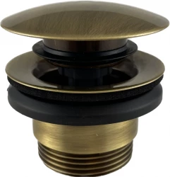 PB Unix sink plug 1 1/4 lockable push up click clack bronze 1208953284