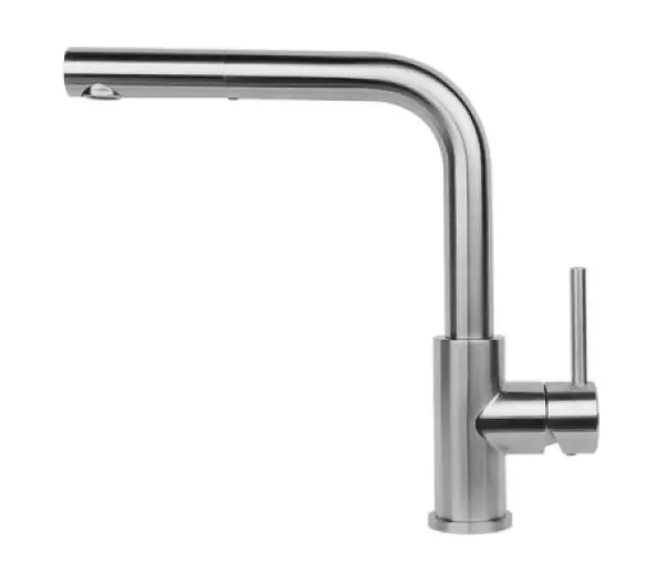 Reginox Palm stainless steel kitchen tap pull-out swivel spout fully brushed stainless steel R34583