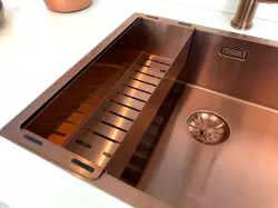 Lorreine 1534SP Copper Luxury stainless steel 1.5 one and a half sink sink PVD Copper 1534cm 1208953420