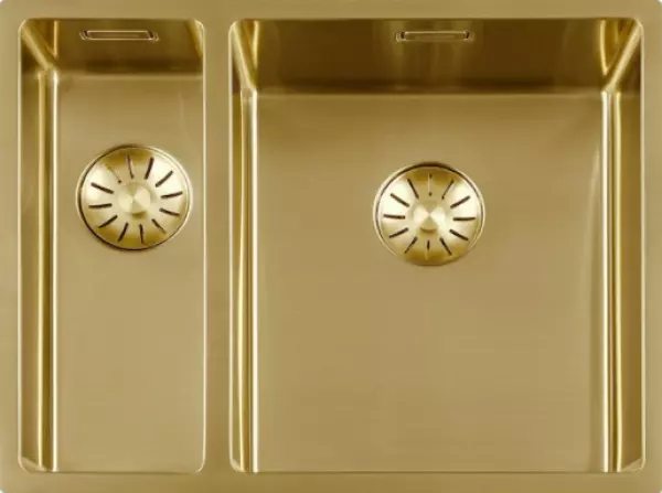 Lorreine 1534SP Gold Luxury stainless steel 1.5 one and a half sink sink PVD Gold 1534cm 1208953421