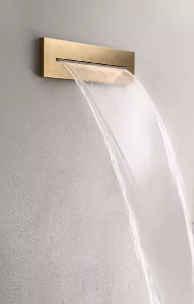 SB Waterfall bath spout built-in PVD gold 1208953545