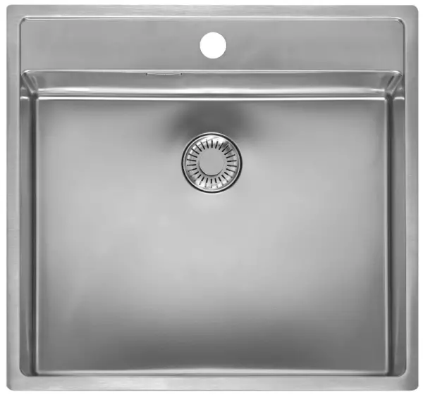 Reginox stainless steel Sink New York 50x40 Tapwing with tap hole inset flush-mounted and undermount 1208953624