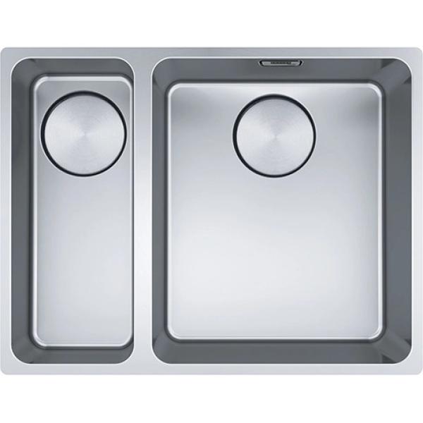 Franke Mythos MYX 160.34.16 BR one and a half stainless steel sink undermount 16+34cm 122.0638.272