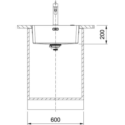 Franke Mythos MYX 210.50 rvs sink 50x40cm flush-mount 127.0638.276