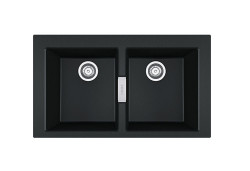 Franke Sirius 2 S2D 620 double sink black inset 143.0634.552