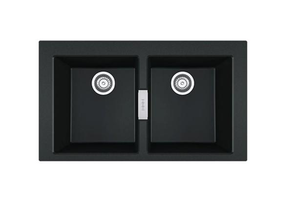 Franke Sirius 2 S2D 620 double sink black inset 143.0634.552