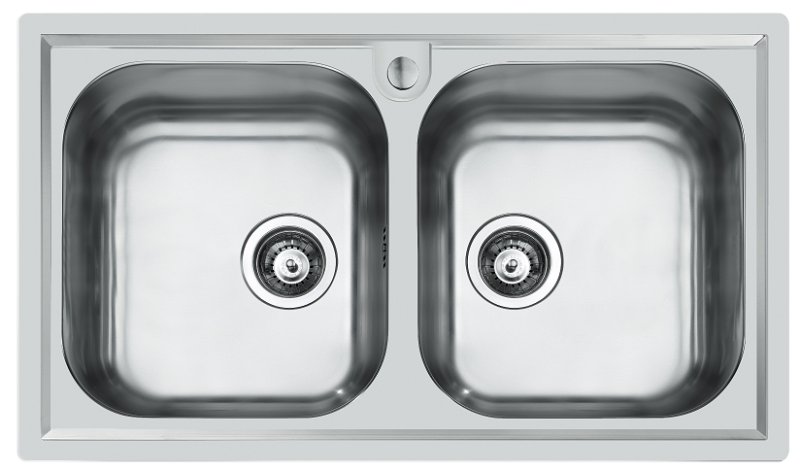 Foster Marine Stainless Steel 316 Double Sink 86x50 cm Surface Mount 1208953745