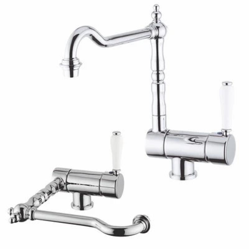 PB Vintage Nostalgic kitchen tap window tap foldable stainless steel 1208953757