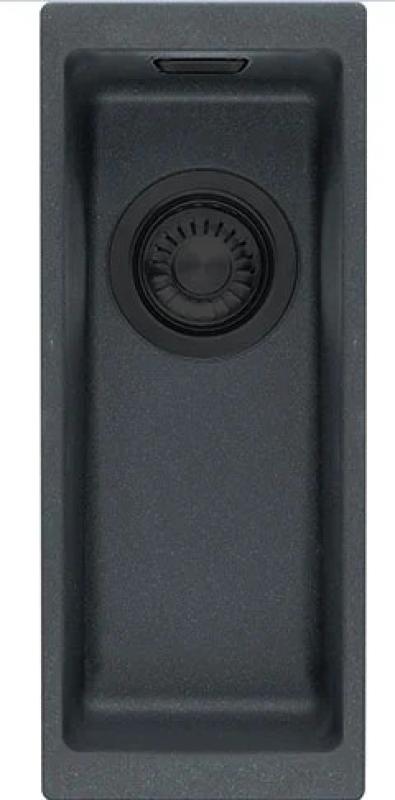 Franke Black plastic black sink 16x41cm undermount 1208953775