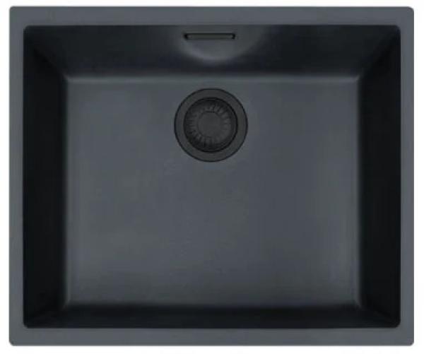 Franke Black plastic black sink 50x41cm undermount 1208953777