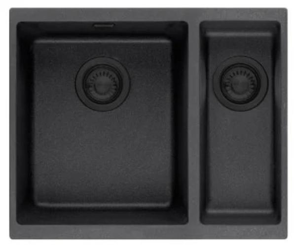 Franke Black one and a half 1.5 plastic black sink 53.5x41cm undermount 1208953778