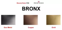 Reginox New York PVD comfort stainless steel sink copper colour PVD Copper 40x40 flush-mounted undermount and inset 1208953781