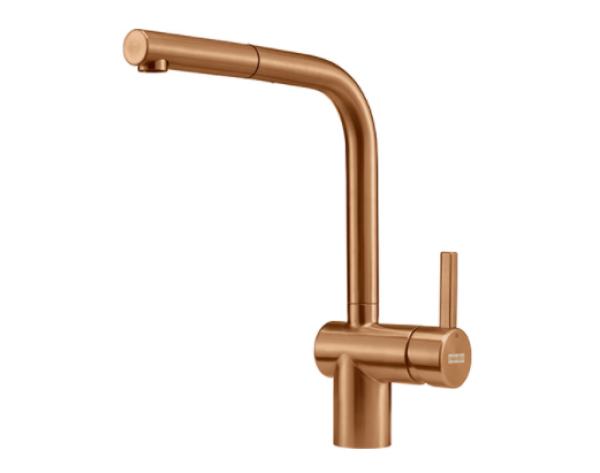 Franke copper Kitchen tap Atlas Neo with extendable spout pvd copper 115.0628.208