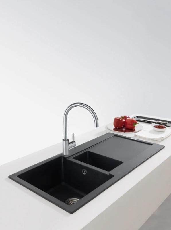 Franke Kitchen tap Eos Neo swivel spout completely stainless steel 115.0590.044