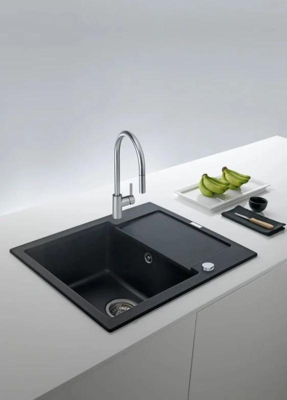 Franke Kitchen tap Eos Neo with spout pull-out spray head completely stainless steel 115.0590.045