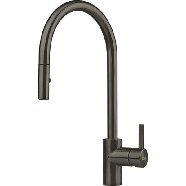 Franke Kitchen tap Eos Neo with spout pull-out spray head pvd gun metal 115.0628.256