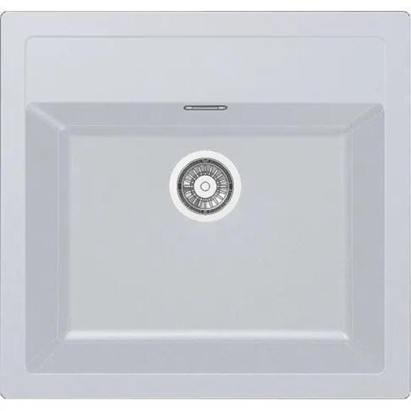 Franke Sirius 2 S2D 610.50 plastic white sink 56x53cm surface-mounted with tap hole 114.0568.052