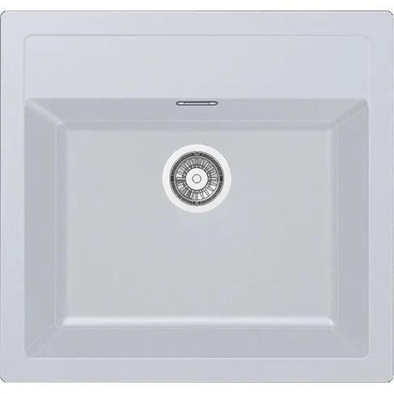 Franke Sirius 2 S2D 610.50 white plastic sink 56x53cm surface-mounted with tap hole 114.0568.052