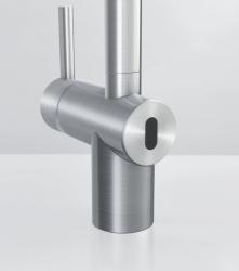 Franke solid stainless steel sensor Kitchen tap Atlas Neo swivel spout stainless steel 115.0625.489