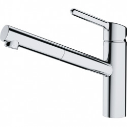 Franke Orbit low kitchen tap with pull-out spout chrome 115.0623.055