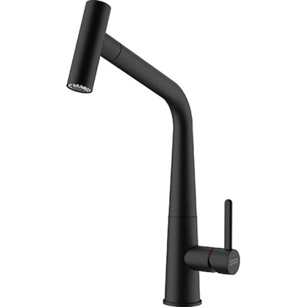 Franke Icon Kitchen tap matt black with pull-out spout 115.0625.190