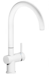 Reginox Flint kitchen tap matt white with swivel spout R34781