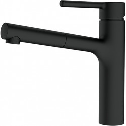 Franke Centro Kitchen tap matt black with pull-out spout 115.0621.592