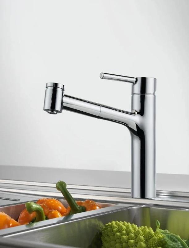 Franke Centro Kitchen tap chrome with pull-out spray shower 115.0600.131